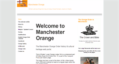 Desktop Screenshot of manchesterorange.co.uk