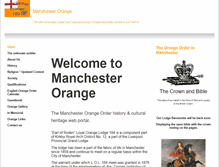 Tablet Screenshot of manchesterorange.co.uk